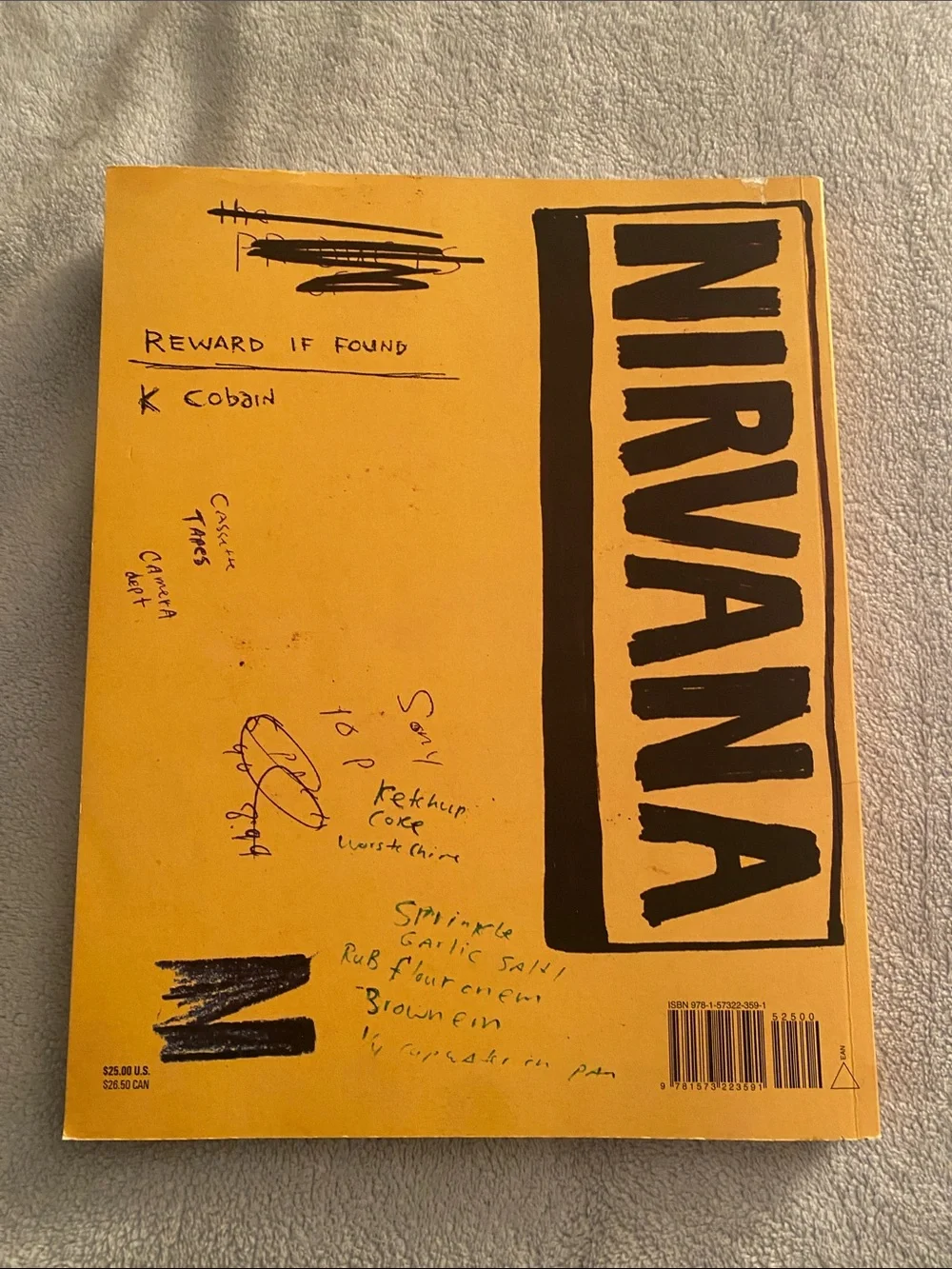 Kurt cobain journals